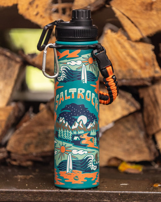 Base Camp Stainless Steel Water Bottle In Green