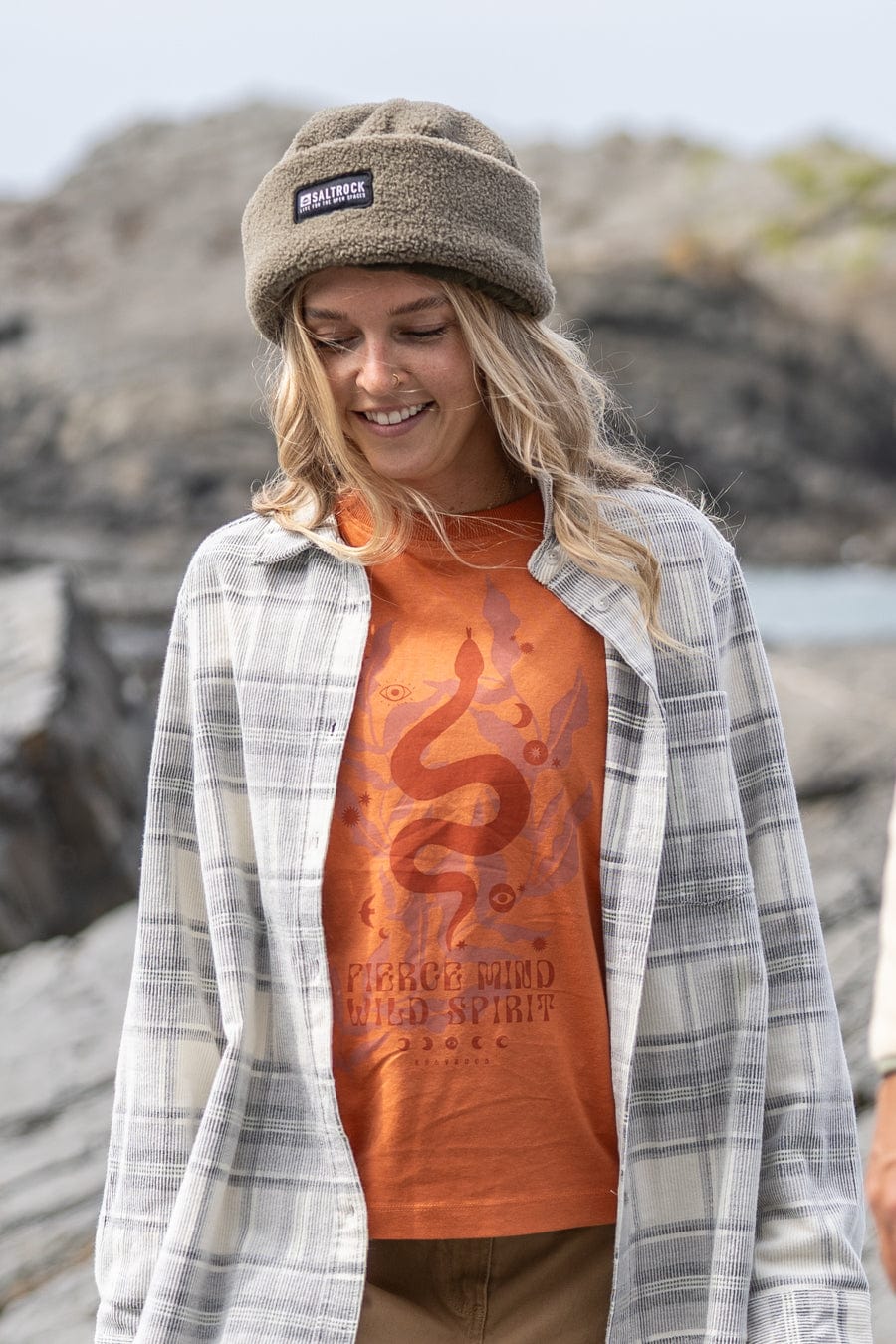 Charmer - Womens Boxy Short Sleeve T-Shirt - Orange