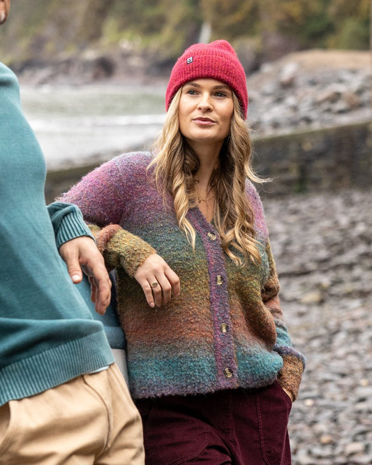 Tessa - Womens Knitted Cardigan - Multi