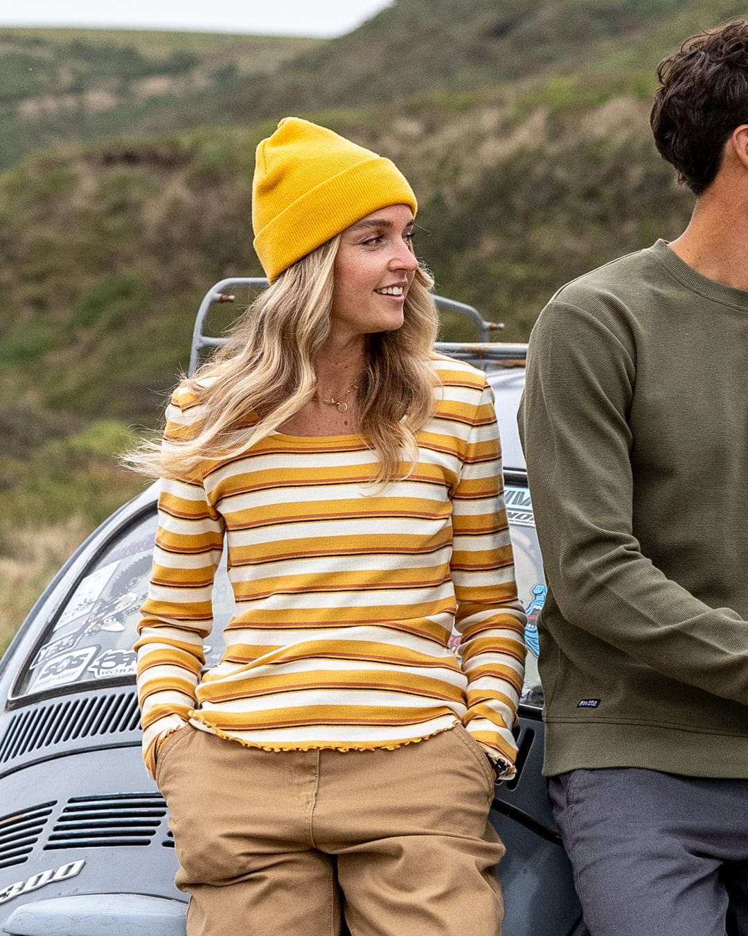 Lenna - Womens Long Sleeve T-Shirt - Yellow