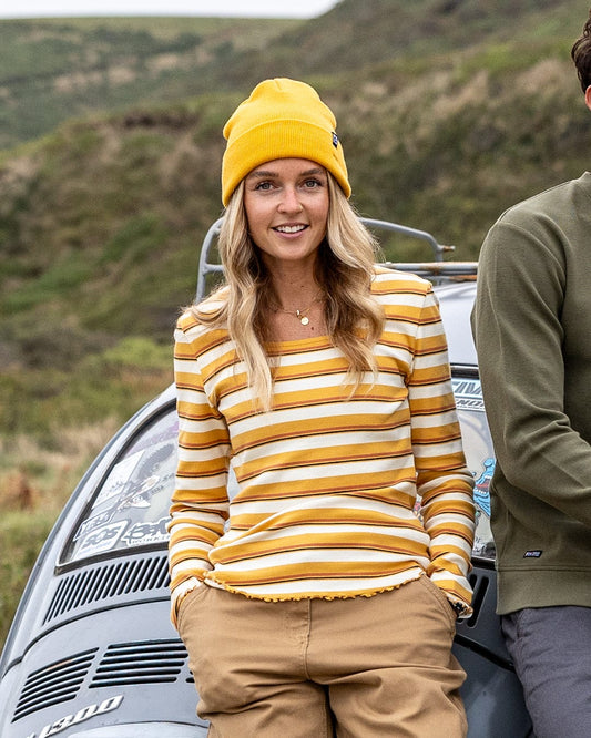Lenna - Womens Long Sleeve T-Shirt - Yellow