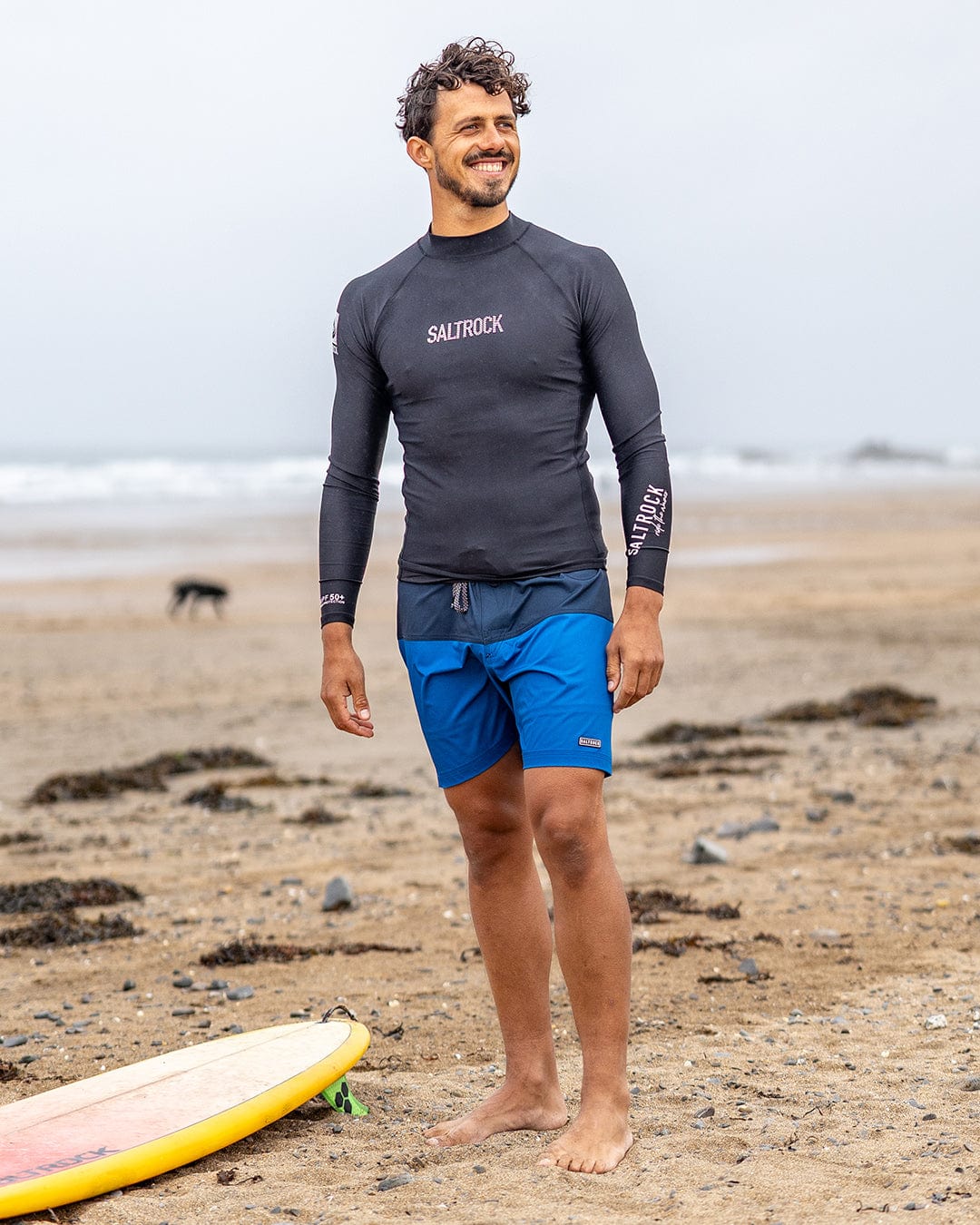 Core - Mens Long Sleeve Rashvest - Black