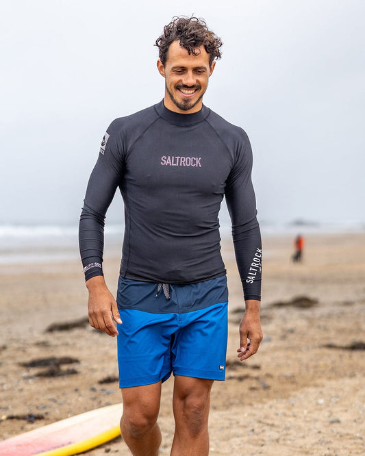 Core - Mens Long Sleeve Rashvest - Black