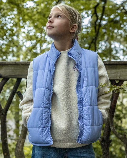 Montana Kids Gilet In Light Blue