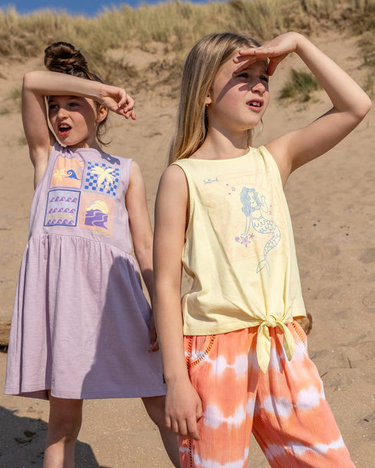 Mer-Wave Kids Vest in Light Yellow