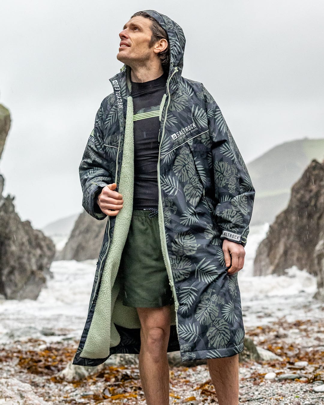 Warp Surf Changing Robe Dark Grey