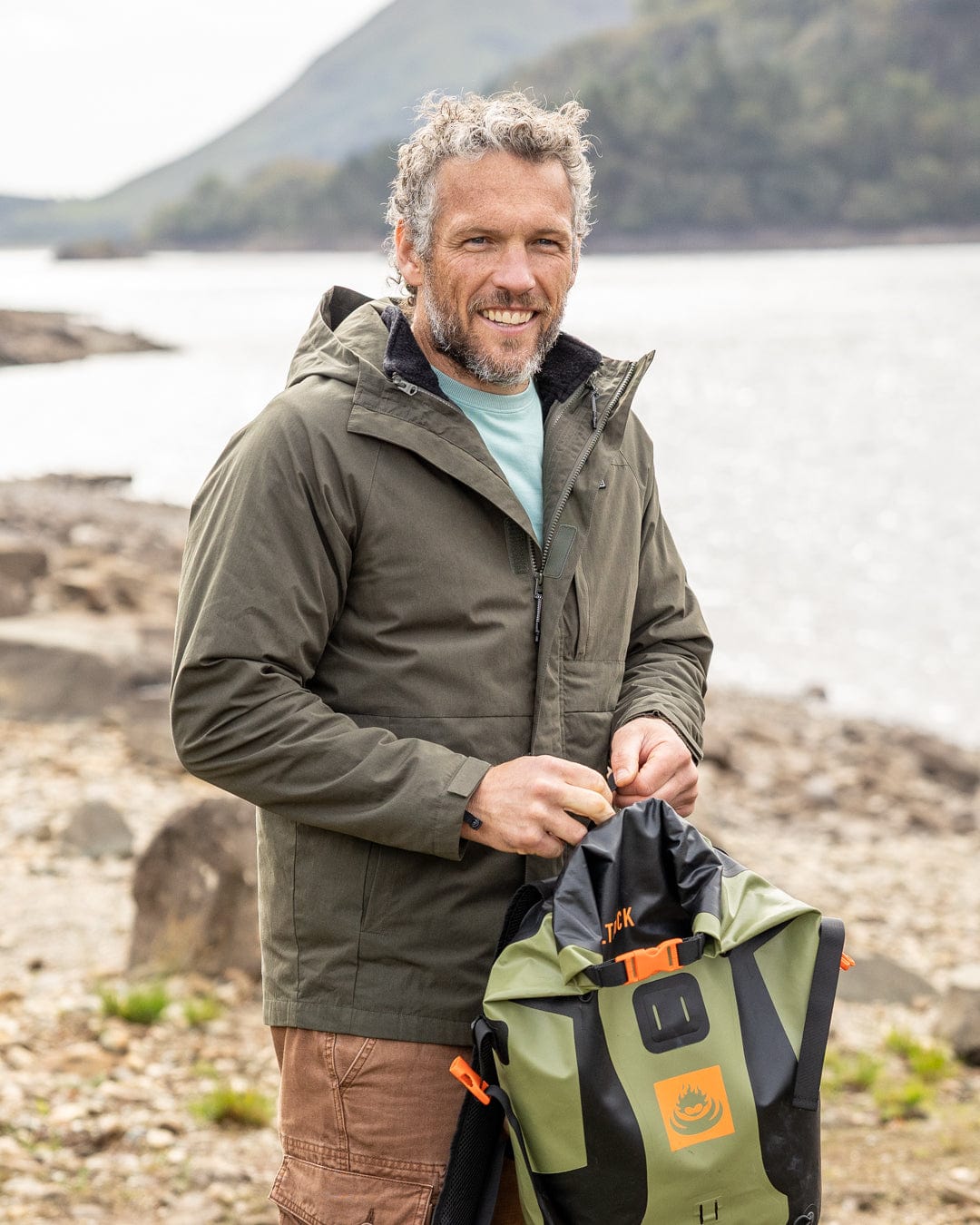 Verses - Mens Water Resistant 3 in 1 Jacket - Green
