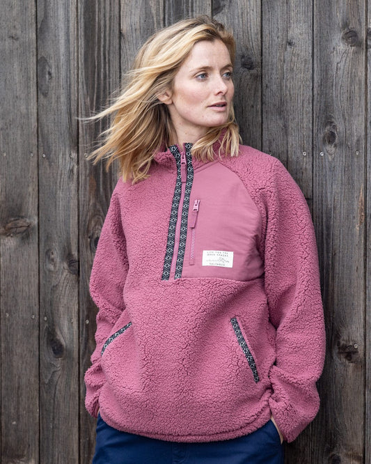 Lya - Womens Fleece - Dark Pink