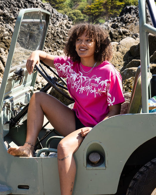 Palmer - Womens Boxy T-Shirt - Pink