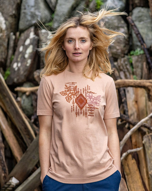 Flow - Womens Short Sleeve T-Shirt - Orange