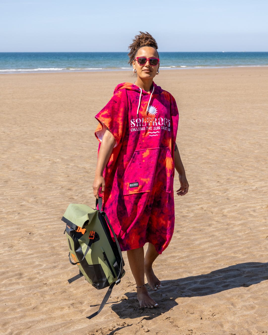 Peace Tie Dye - Changing Towel - Pink