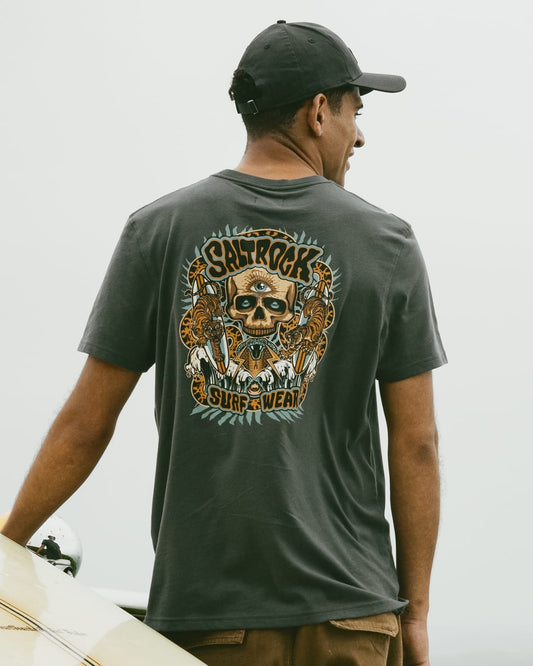 Wild Surf Mens T-Shirt In Dark Grey