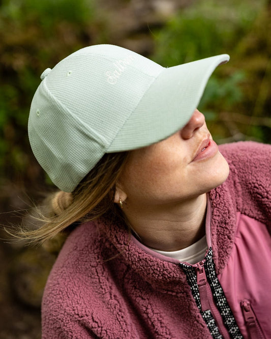 Cube - Waffle Cord Cap - Light Green