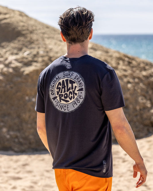 Original SR Hybrid Mens Short Sleeve T-Shirt in Black