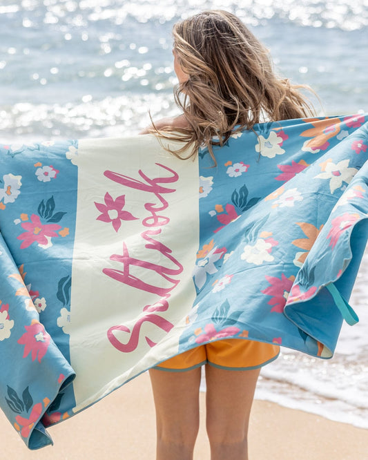 Surf Daze Microfibre Towel in Blue