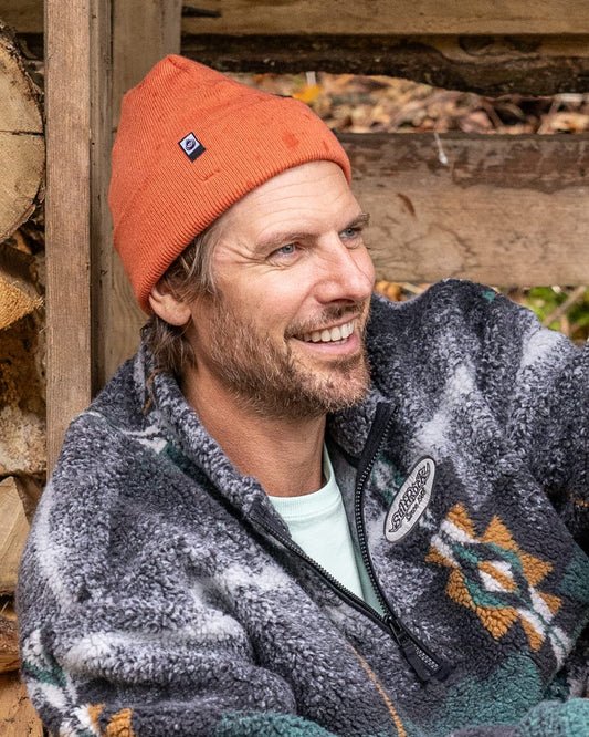 OK Beanie in Light Orange
