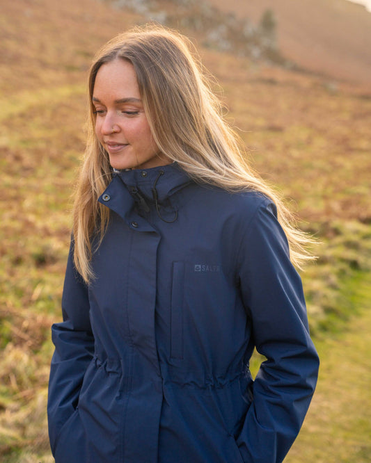 North West Womens Waterproof Jacket in Blue
