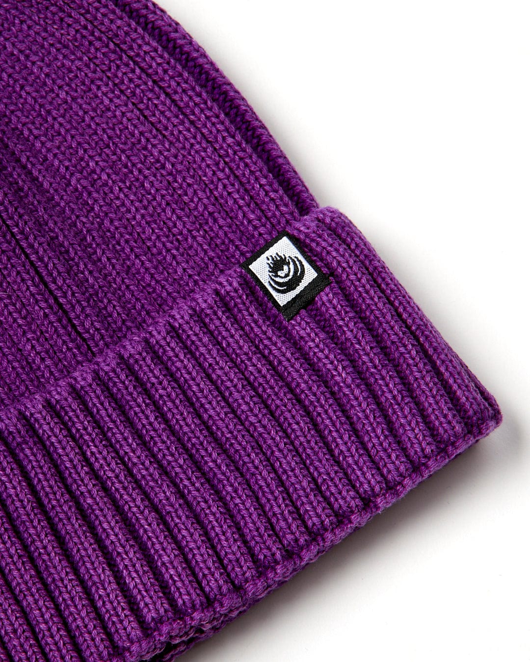 Acid Wash Maine Beanie in Purple