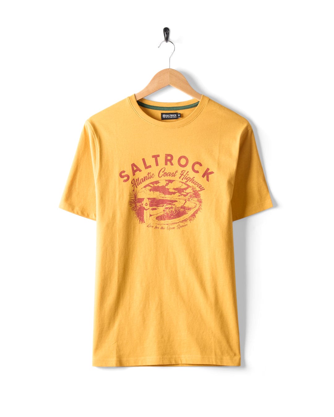 AC Highway - Mens Short Sleeve T-Shirt - Yellow