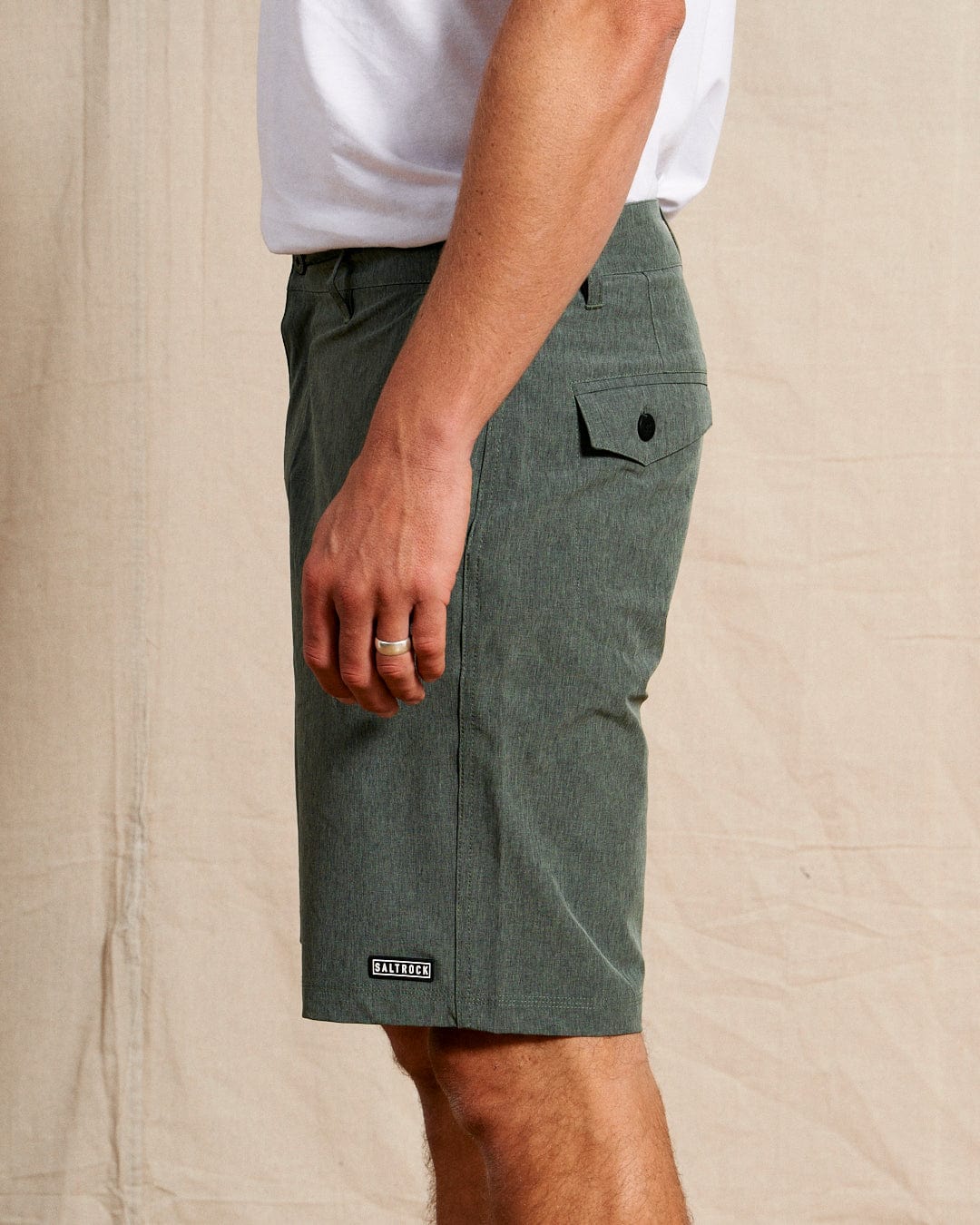 Amphibian 2 - Mens Hybrid Boardshorts - Dark Green
