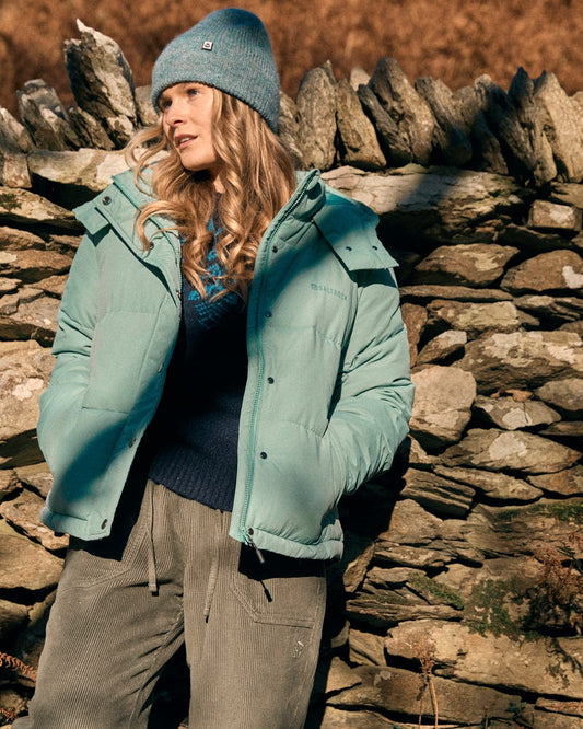 Solitude - Womens Water Resistant Padded Jacket - Blue