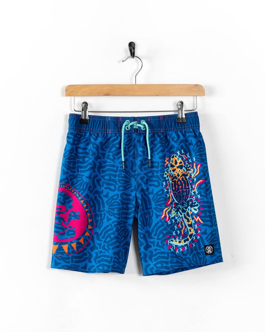 Gecko - Kids Swim Shorts - Blue