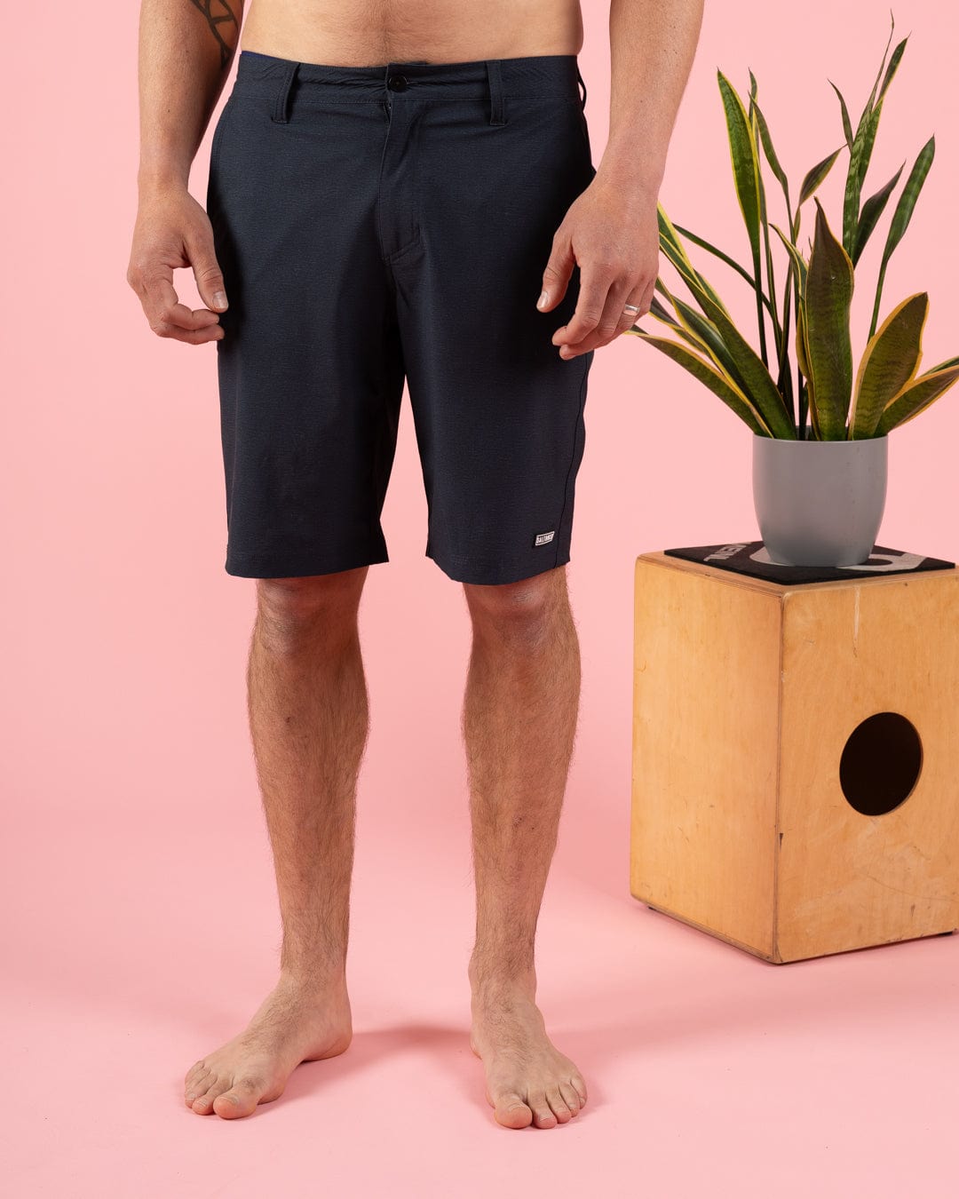 Amphibian 3 Hybrid Boardshort in Dark Grey