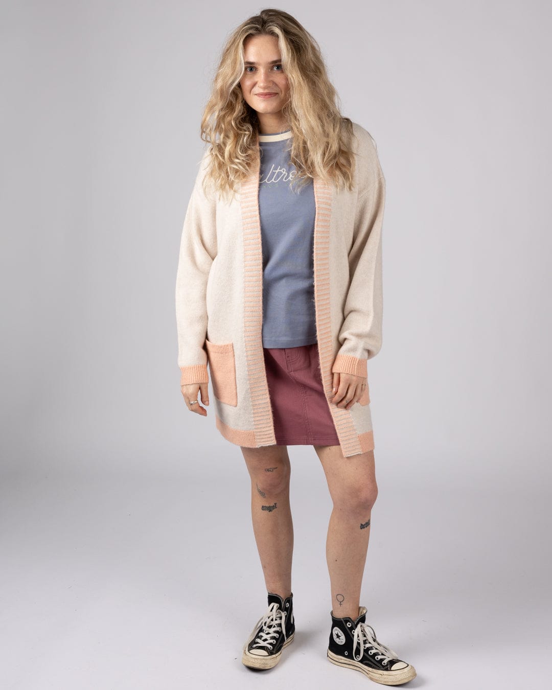 Equinox Womens Cardigan in Cream