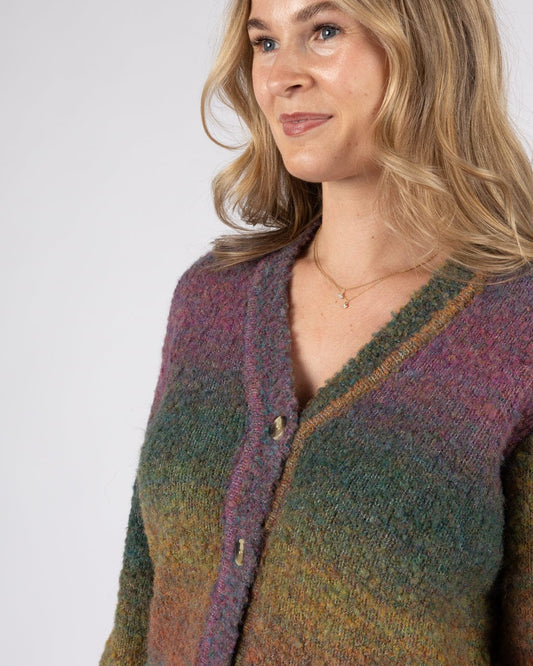 Tessa - Womens Knitted Cardigan - Multi