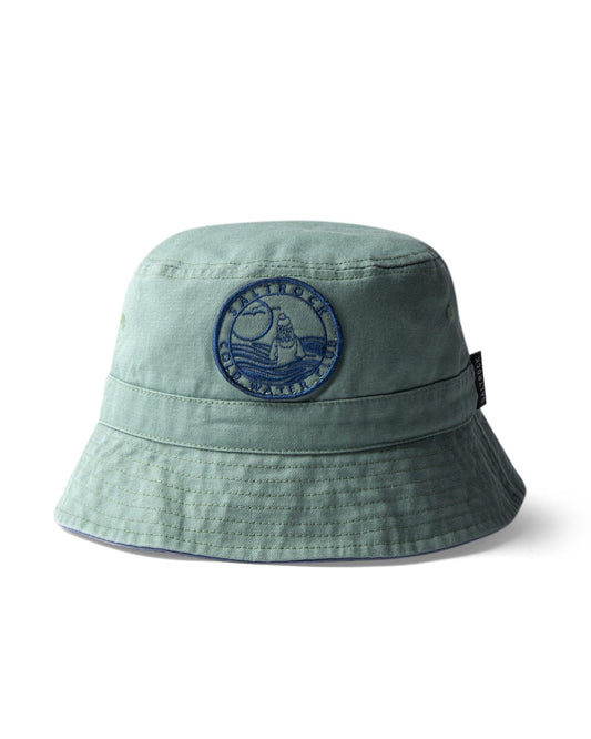 Cold Water Club - Bucket Hat - Light Green with logo on white background from Saltrock.