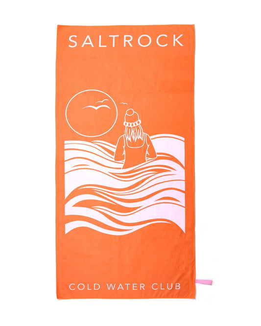 Saltrock Cold Water Club Microfibre Towel - Orange