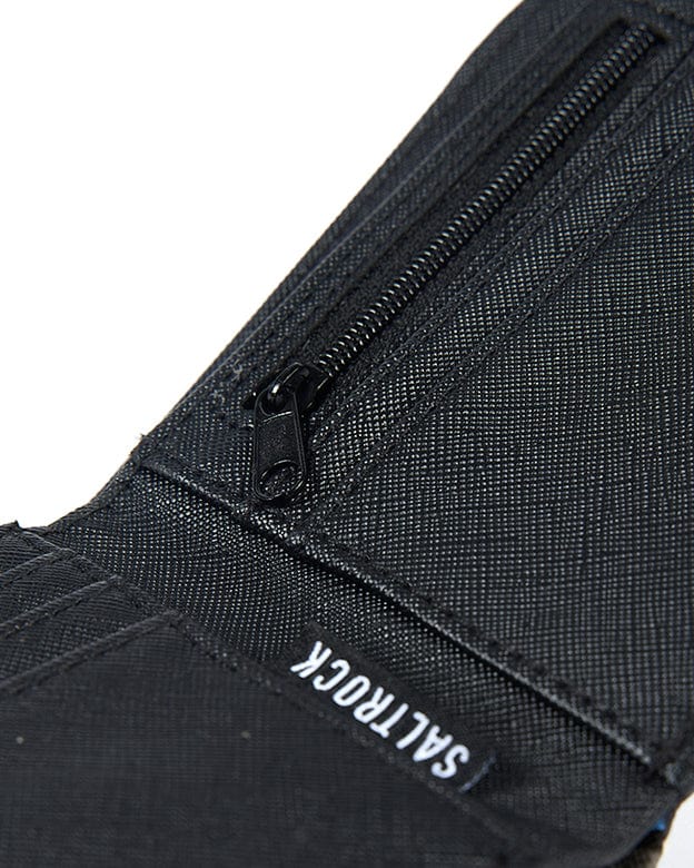A Creep Show - Wallet - Black with a zipper on it by Saltrock.