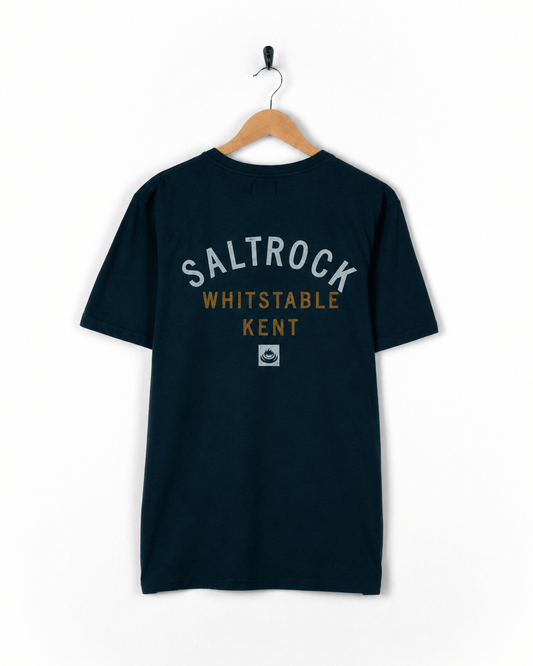 Whitstable Mens Location T-Shirt in Blue
