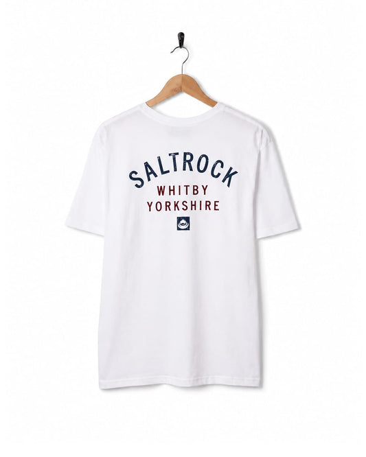 Whitby Mens Location T-Shirt in White