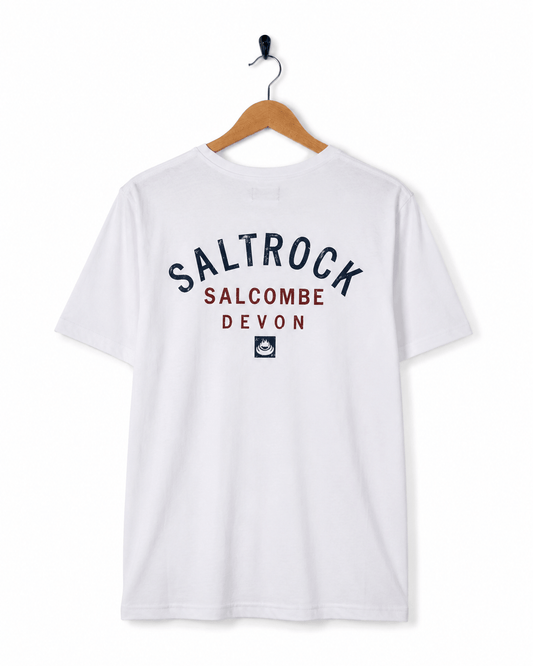 Salcombe Mens Location T-Shirt in White