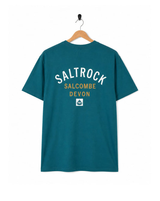 Salcombe Mens Location T-Shirt in Teal