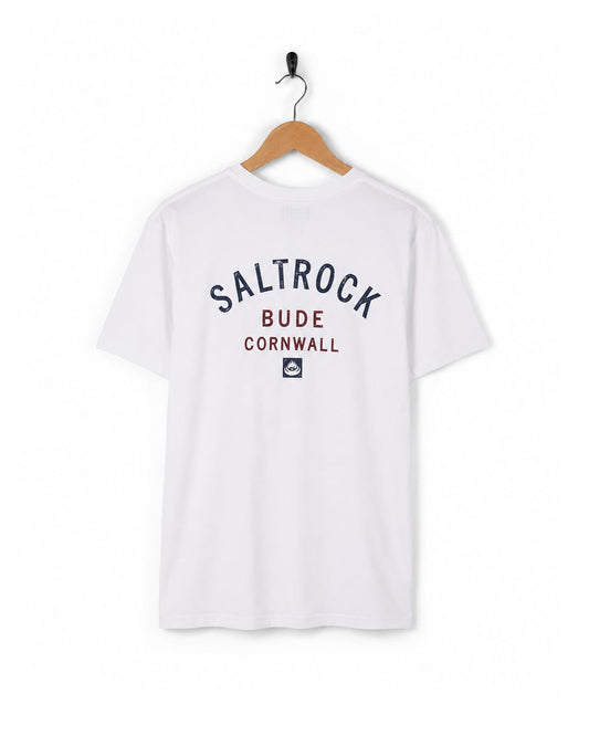 Bude Mens Location T-Shirt in White