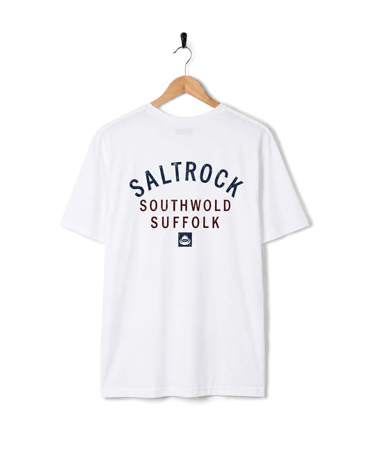 Southwold Mens Location T-Shirt in White