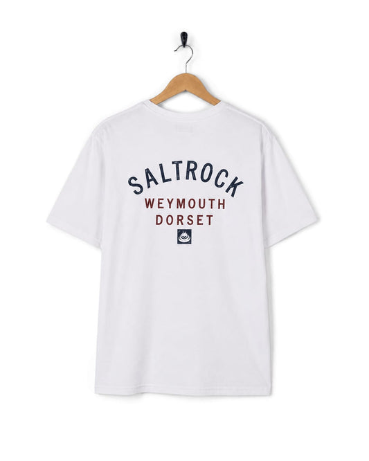 Weymouth Location Mens T-Shirt in White