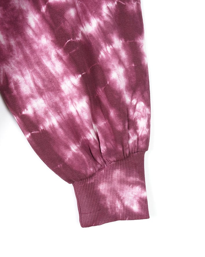 Dawn - Womens Tie Dye Sweatshirt - Pink by Saltrock.