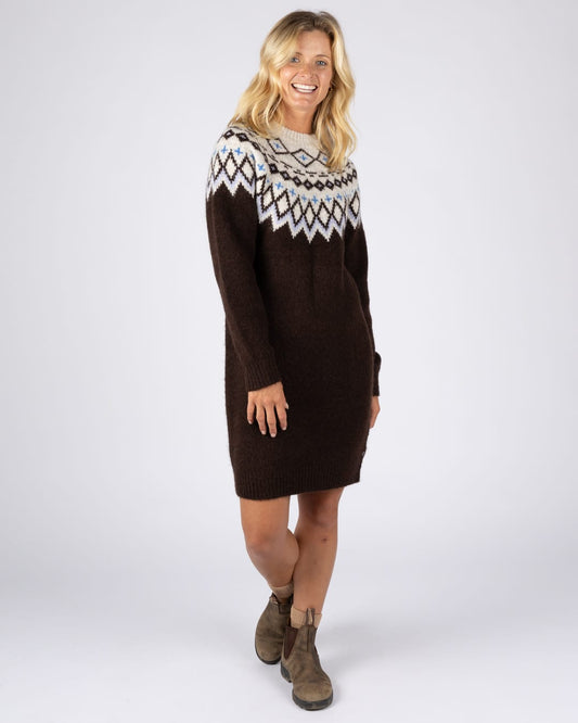 Fern - Dress - BROWN