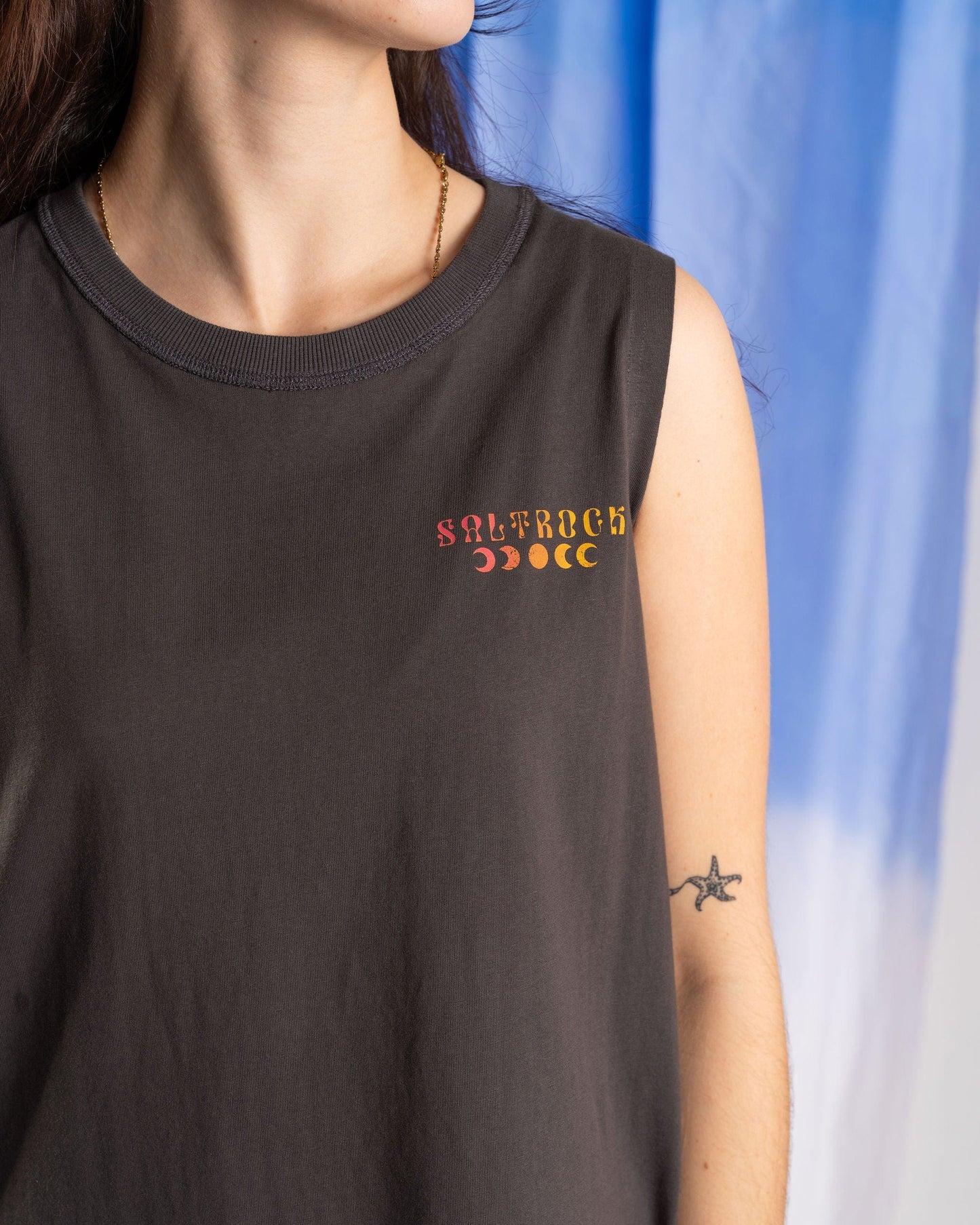 Summer Solstice - Womens Tank Dress - Grey