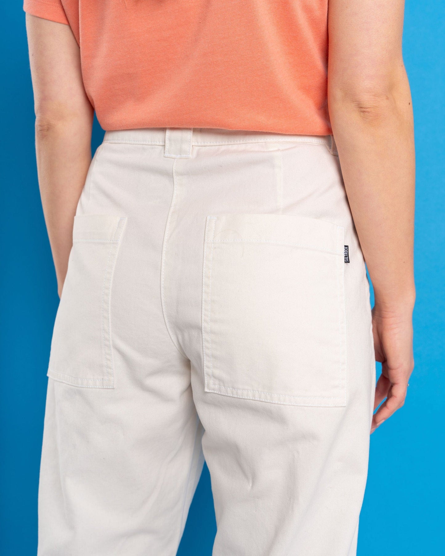 Ogden - Womens Straight Leg Trousers - White