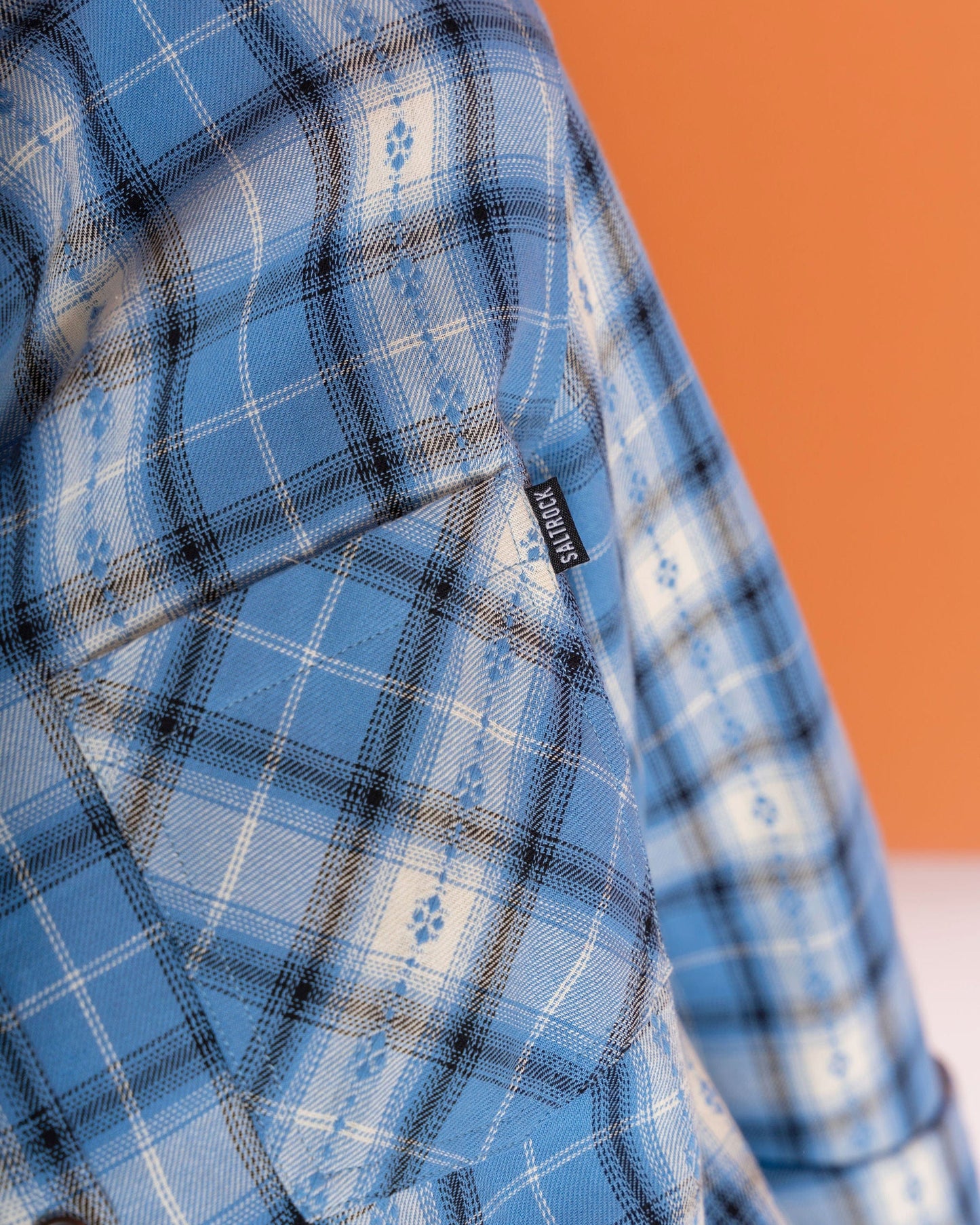 Roxanne - Womens Longline Shirt - Blue