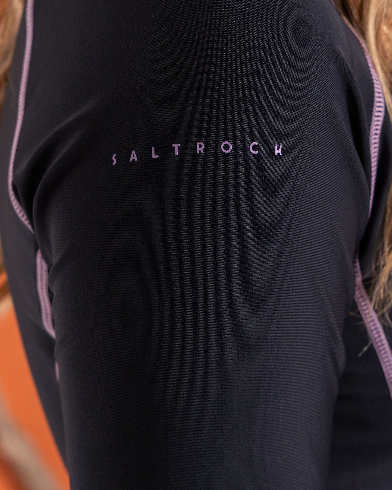 Core - Recycled Womens Long Sleeve Rashvest - Black