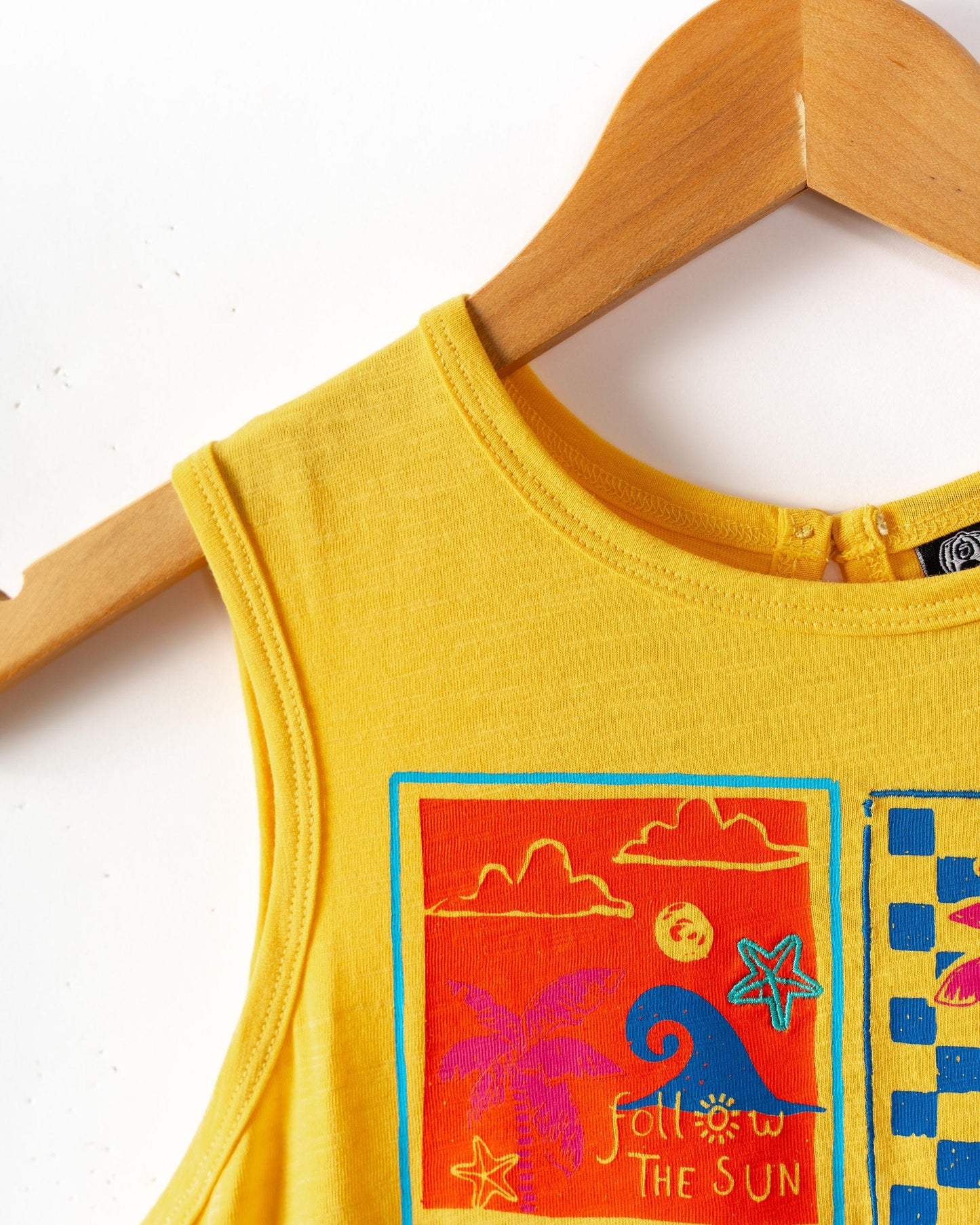 Vacay - Kids Dress - Yellow