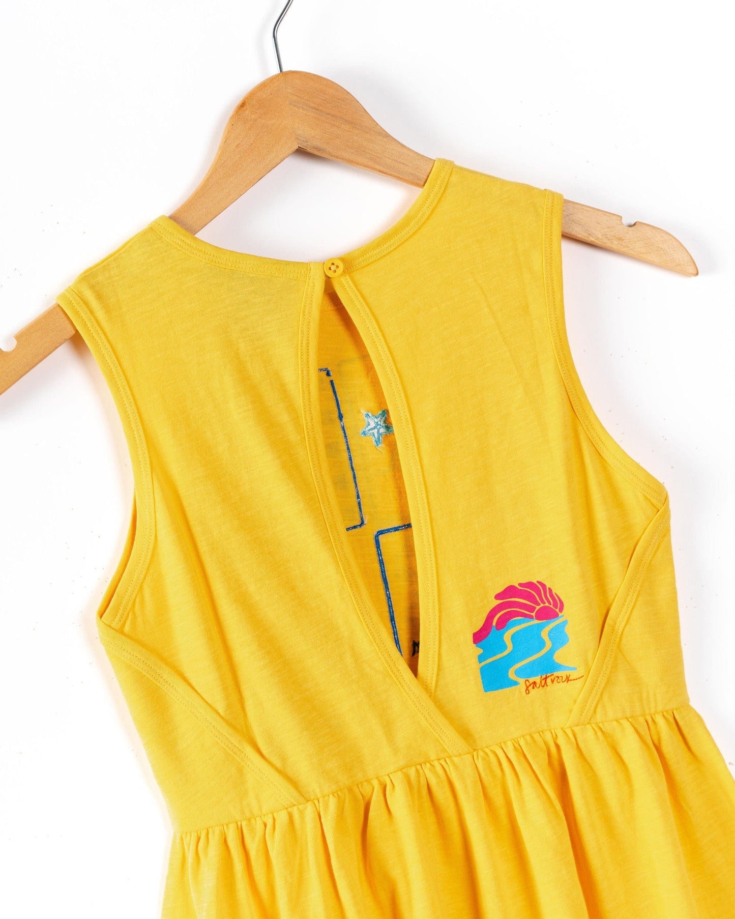 Vacay - Kids Dress - Yellow