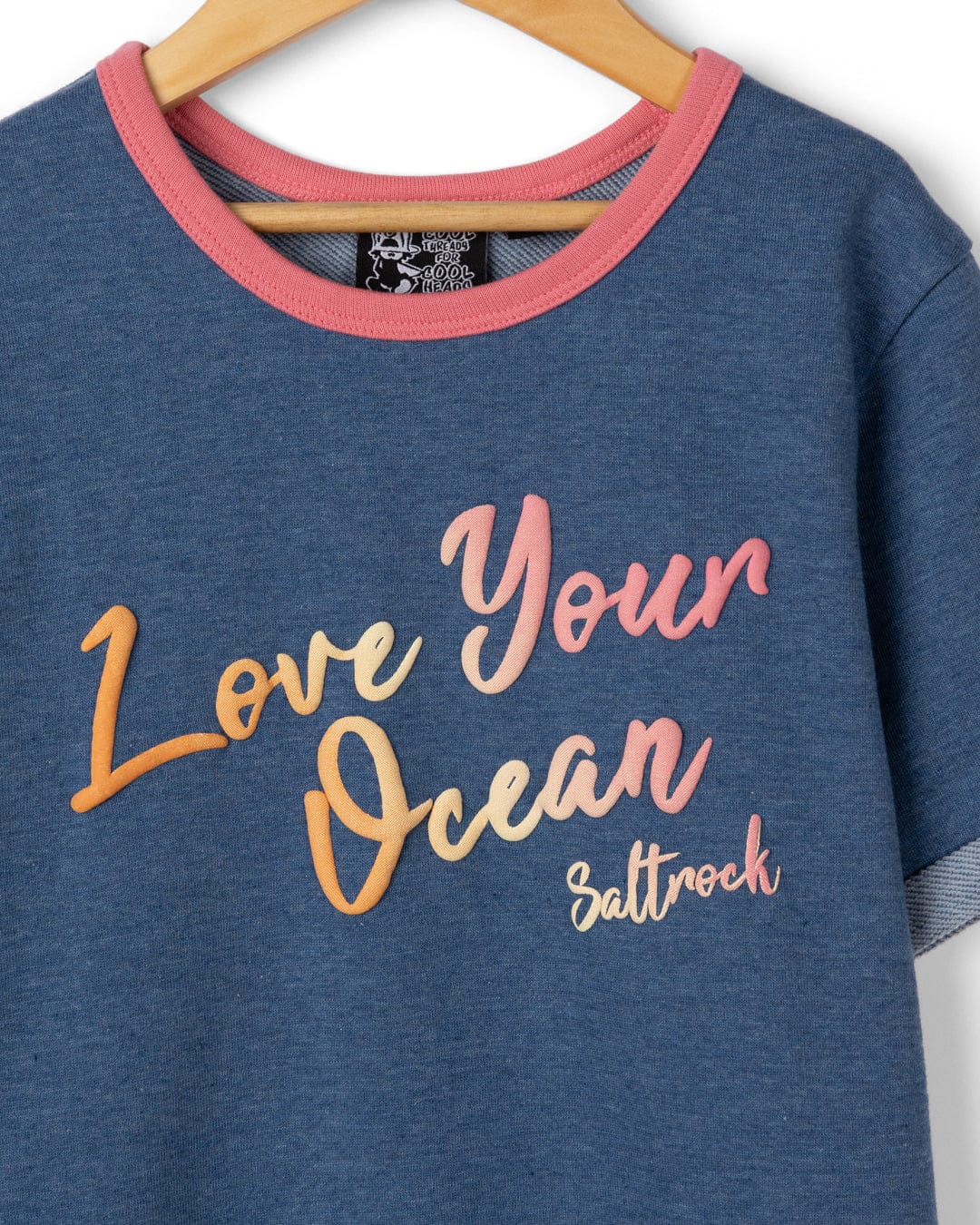 Rainbow Ocean - Kids Dress - Dark Blue