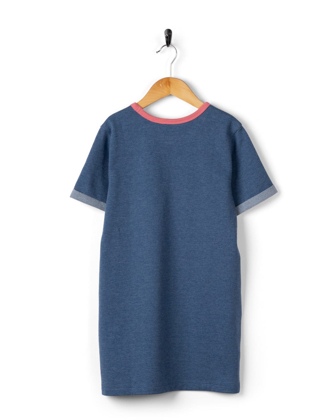 Rainbow Ocean Kids Dress in Dark Blue