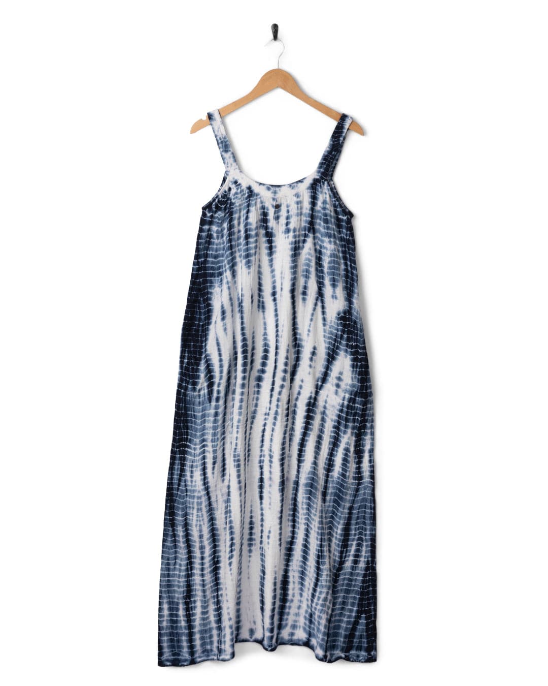 Melda Womens Oversized Midi Dress in Blue